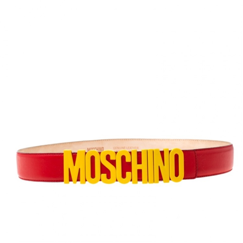 *firm* Rare Moschino McDonald’s logo belt